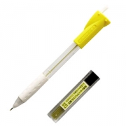 ดินสอกดชิดเปลี่ยนไส้ สีเหลือง Clover Japan