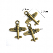 หัวซิป รูปเครื่องบิน (แพค 3 ชิ้น)